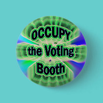 Occupy the Voting Booth Button buttons