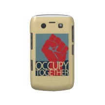 Occupy Together Protest Art Occupy Wall Street Blackberry Bold Cover