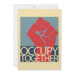 Occupy Together Protest Art Occupy Wall Street Invite