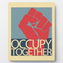 Occupy Together Protest Art Occupy Wall Street Photo Plaques