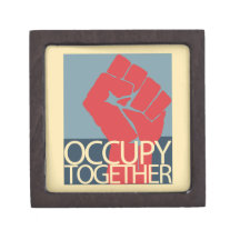 Occupy Together Protest Art Occupy Wall Street Premium Gift Box