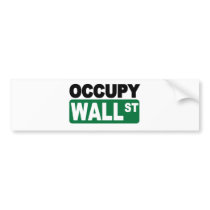 Occupy Wall St. Bumper Stickers
