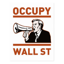 Occupy Wall Street America Post Card