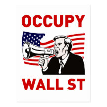 Occupy Wall Street America Postcard