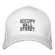 Occupy Wall Street Embroidered Hats