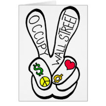 Occupy Wall Street Peace Card