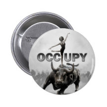 Occupy Wall Street Pinback Button