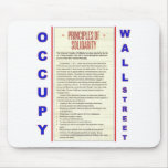 Occupy Wall Street Principles of Solidarity Mouse Pad