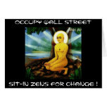 OCCUPY WALL STREET SIT-IN ZENS FOR CHANGE ! cards