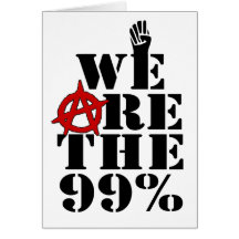 Occupy Wall Street We Are The 99% Card