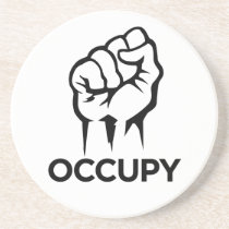 Occupy Wall Street - We are the 99% Beverage Coaster