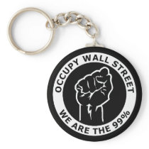 Occupy Wall Street, We Are The 99% Keychains