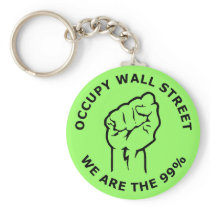Occupy Wall Street, We Are The 99% Keychain