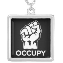 Occupy Wall Street - We are the 99% Personalized Necklace
