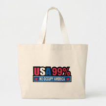 Occupy Wall Street ... We Are The 99% Percent Canvas Bag