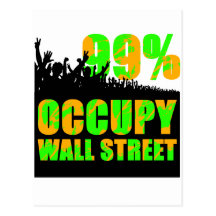 occupy wallstreet post card