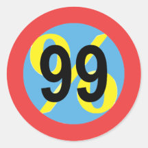 occupy - we are the 99% round stickers