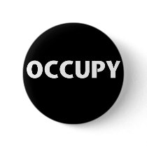 Occupy (White on Black) Buttons
