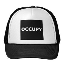Occupy (White on Black) Trucker Hat