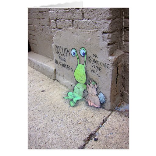 occupy your imagination greeting cards