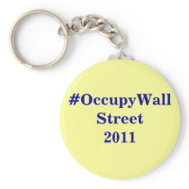 #OccupyWallStreet keychain keychains