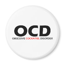 OCD - Obsessive Cockatiel Disorder Refrigerator Magnet