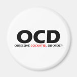 OCD - Obsessive Cockatiel Disorder Refrigerator Magnet