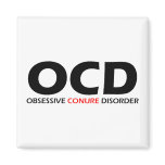 OCD - Obsessive Conure Disorder Refrigerator Magnets