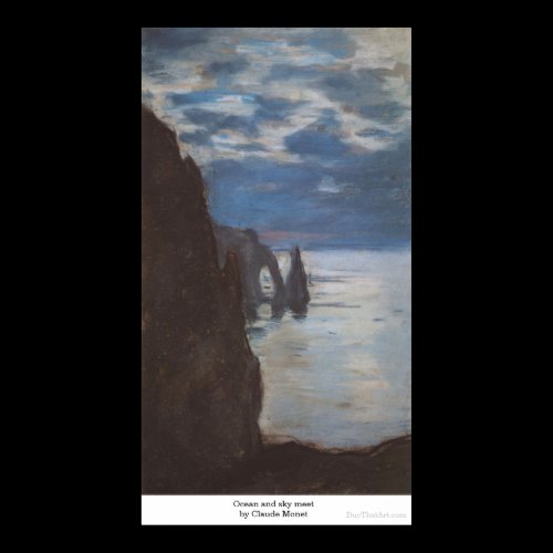 ocean and sky meet  by Claude Monet Posters