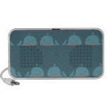 Ocean and Whale Print Travelling Speakers