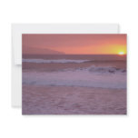 Ocean at sunset custom invitations