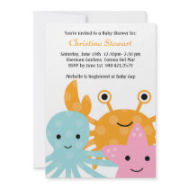 Ocean Baby Shower Invitation