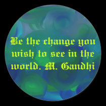 ocean, Be the change you wish to see in the wor... stickers