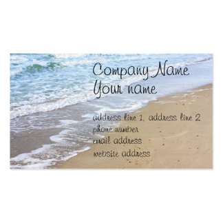 Beach Business Cards &amp; Templates | Zazzle