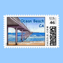 Ocean Beach Pier postage
