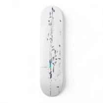 Ocean/Birds Art Skateboard