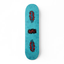 Ocean blue bang custom skate board