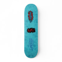 Ocean blue bang custom skateboard