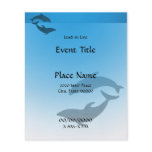 Ocean Blue Dolphins Small Event Flyer