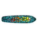 Ocean blue flaming skulls skateboards by Just2Cute Ocean blue flaming skulls skateboards