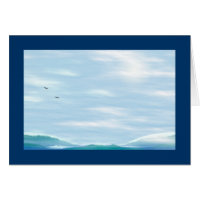 Ocean Blues card