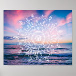 Ocean Boho Mandala | Poster