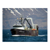 Ocean Cape, Factory Trawler in Dutch Harbor, AK Posters