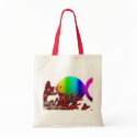 Ocean Christian Fish Symbol - Single fish bag