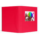 Ocean Christian Fish Symbol - Single fish 3 Ring Binders