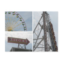 Ocean City Boardwalk Rides postcards by lifethroughalens Ocean City Boardwalk Rides postcards