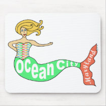 Ocean City, Maryland Mermaid Mouse Pad