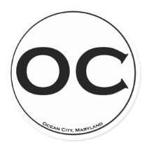 Ocean City Stickers by MidnightAkita Ocean City Stickers