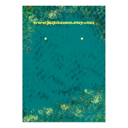 Ocean Colors Earring Cards Business Cards