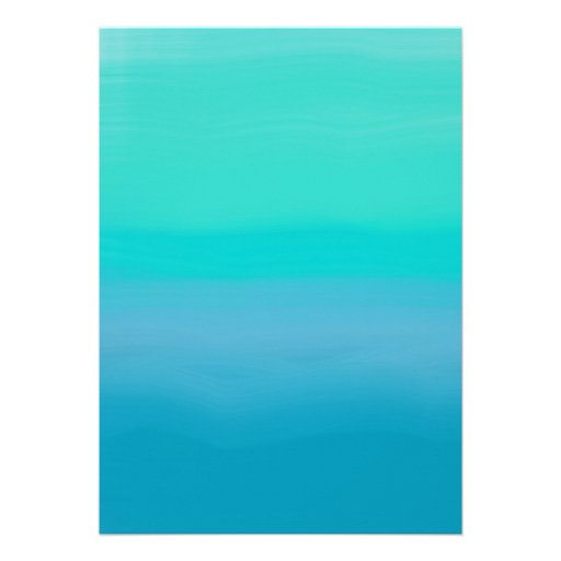 Ocean Colors Invitation